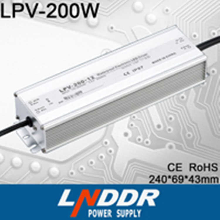 供應LPV-200W-24V/8.3A LED戶外防水 電源 24V直流 電源