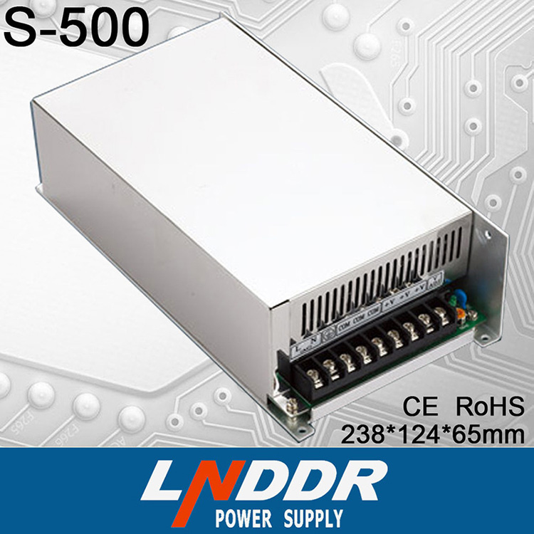 供應(yīng)s 500W24V單路輸出開(kāi)關(guān) 電源 led 電源 、 24V直流 電源